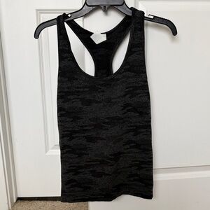 Ryka Black Camouflage Racerback Tank